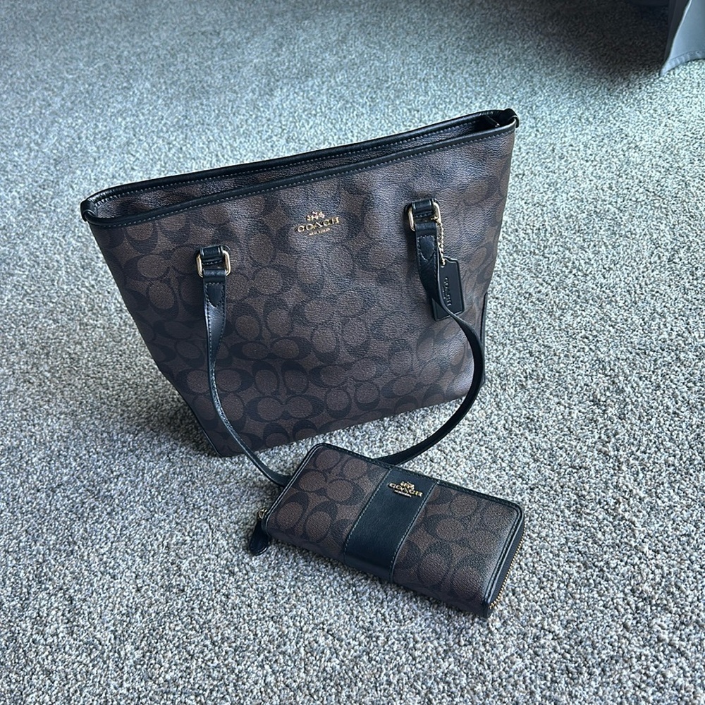 Coach Purse + Matching Wallet